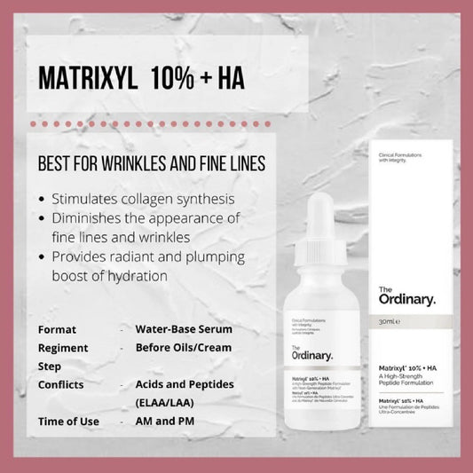 The Ordinary - Matrixyl 10% + HA Serum 30ml