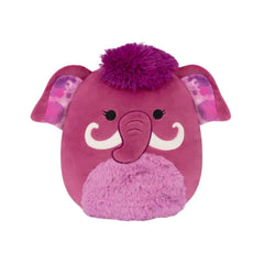 SQUISH Mallows Medium Plush Magdalena Magenta Woolly Mammoth 12 Inch