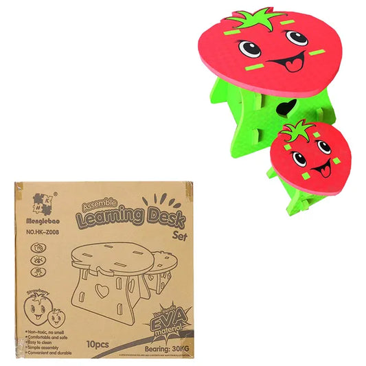 Stem - Eva Strawberry Children's Table And Chair Set