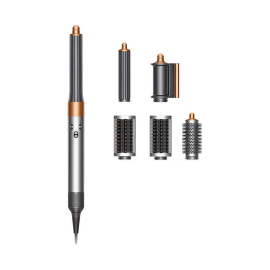 جهاز تصفيف الشعر المتعدد DYSON Airwrap™ كامل طويل نيكل/نحاس