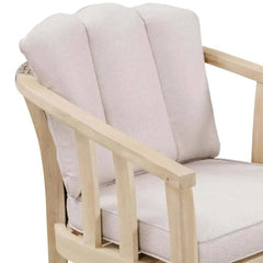 New In & Ace Exclusive Ashmore Classic Acacia Wood & Wicker Bar Chair (55.5 x 58 x 93.5 cm, 2 Pc.)