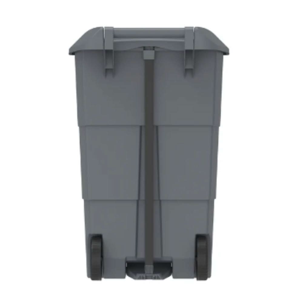 Cosmoplast Step-on Waste Bin with Pedal & Wheels 125L