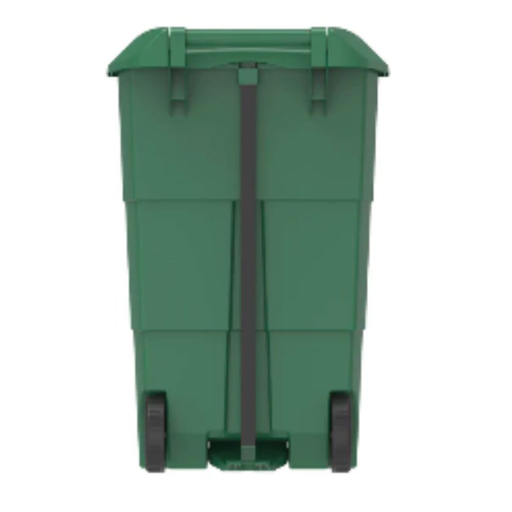 Cosmoplast Step-on Waste Bin with Pedal & Wheels 100L