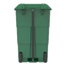 Cosmoplast Step-on Waste Bin with Pedal & Wheels 100L