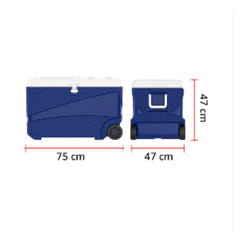 Cosmoplast KeepCold Deluxe Icebox with Wheels 84L