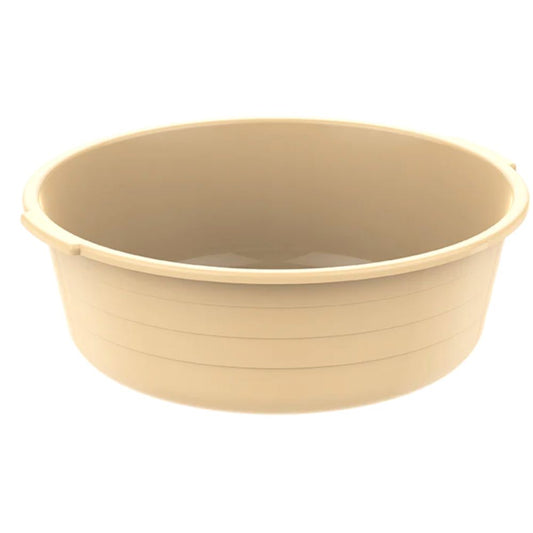 Cosmoplast 18" Round Plastic Basin Tub 22L