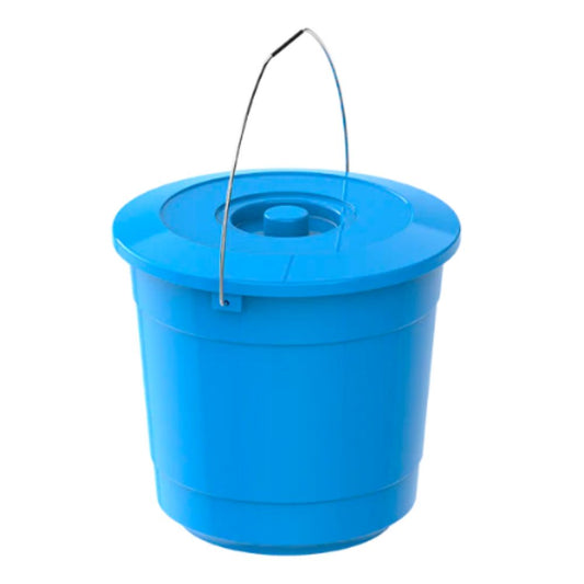 Cosmoplast EX 15L Round Plastic Bucket with Steel Handle