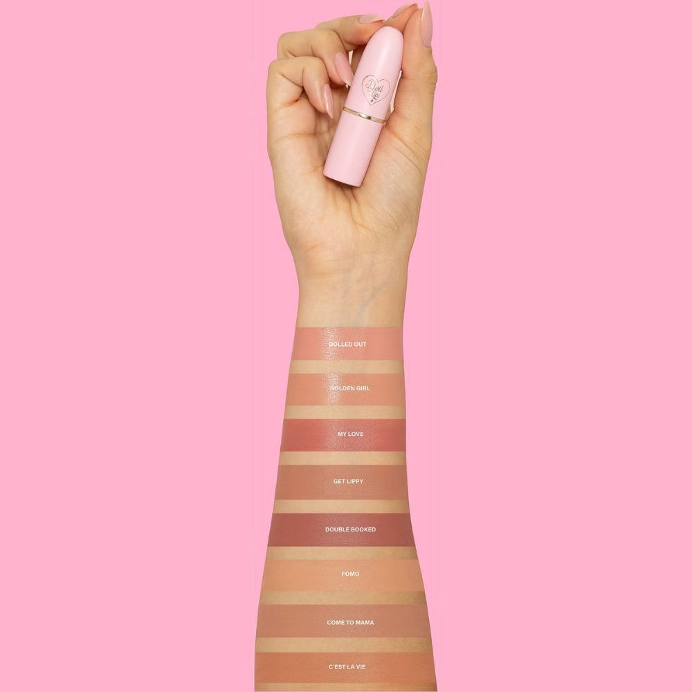 مجموعة أحمر شفاه دول بيوتي - وردي