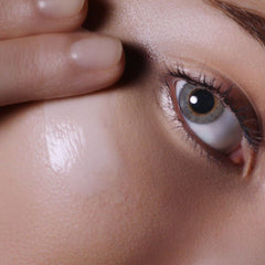 LANCÔME Absolue Revitalizing Eye Cream enriched with Grand Rose Extracts.