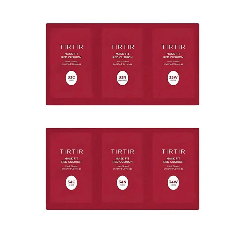 TIRTIR - Mask Fit Red Cushion 6 Shade Trial Kit - 5 Colors
