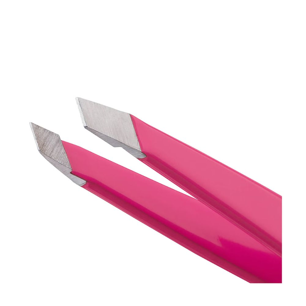 Tweezerman Mini Slant Tweezer - Flamingo Pink
