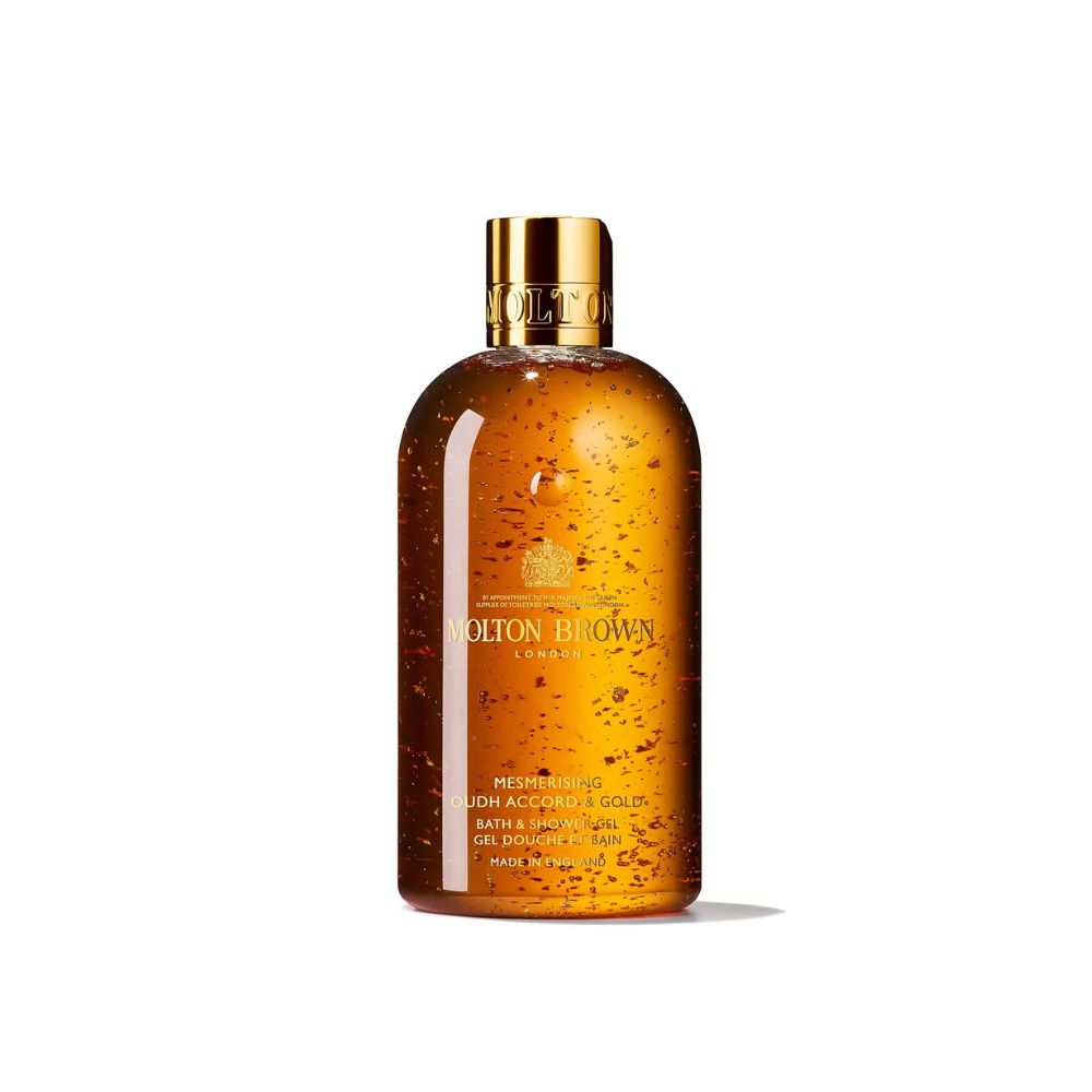 Molton Brown Mesmerising Oudh Accord and Gold Bath and Shower Gel 300ml
