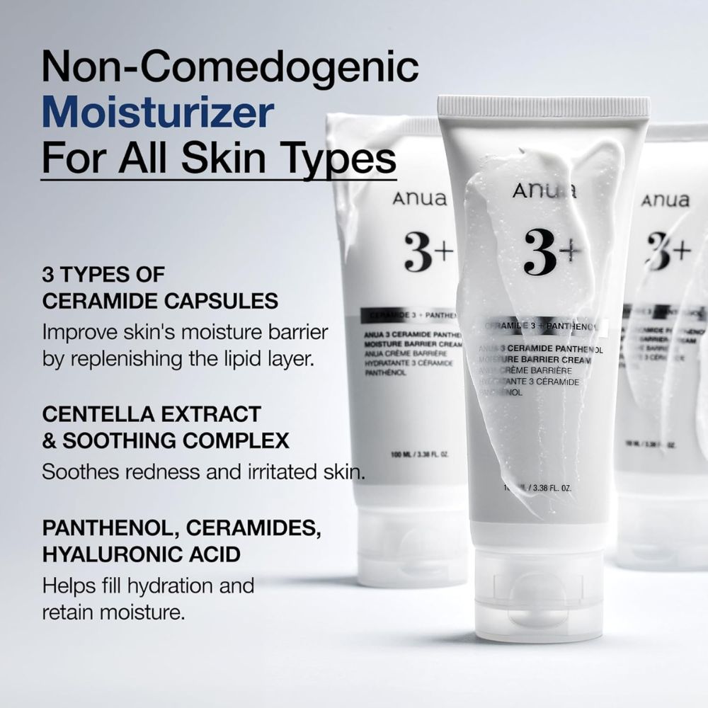 Anua - 3 Ceramide Panthenol Moisture Barrier Cream 100ml