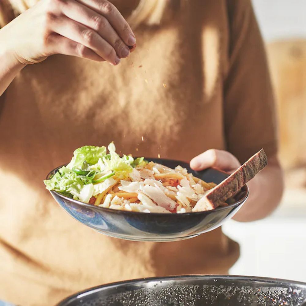 IKEA GLADELIG Deep plate, 21 cm, 4 Packs