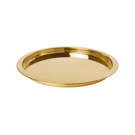 IKEA GLATTIS Tray, brass-colour, 38 cm