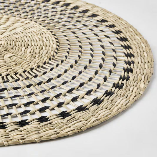 IKEA PENNFISK Place mat, natural/sedge handmade, 37 cm