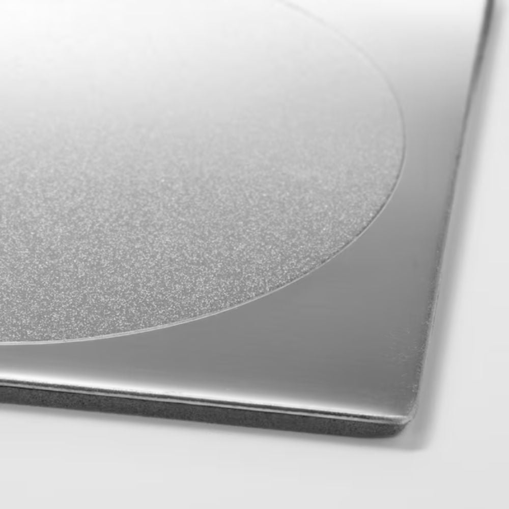 قاعدة أكواب GROGGY من ايكيا، مربعة/ستانلس ستيل، 8×8 سم