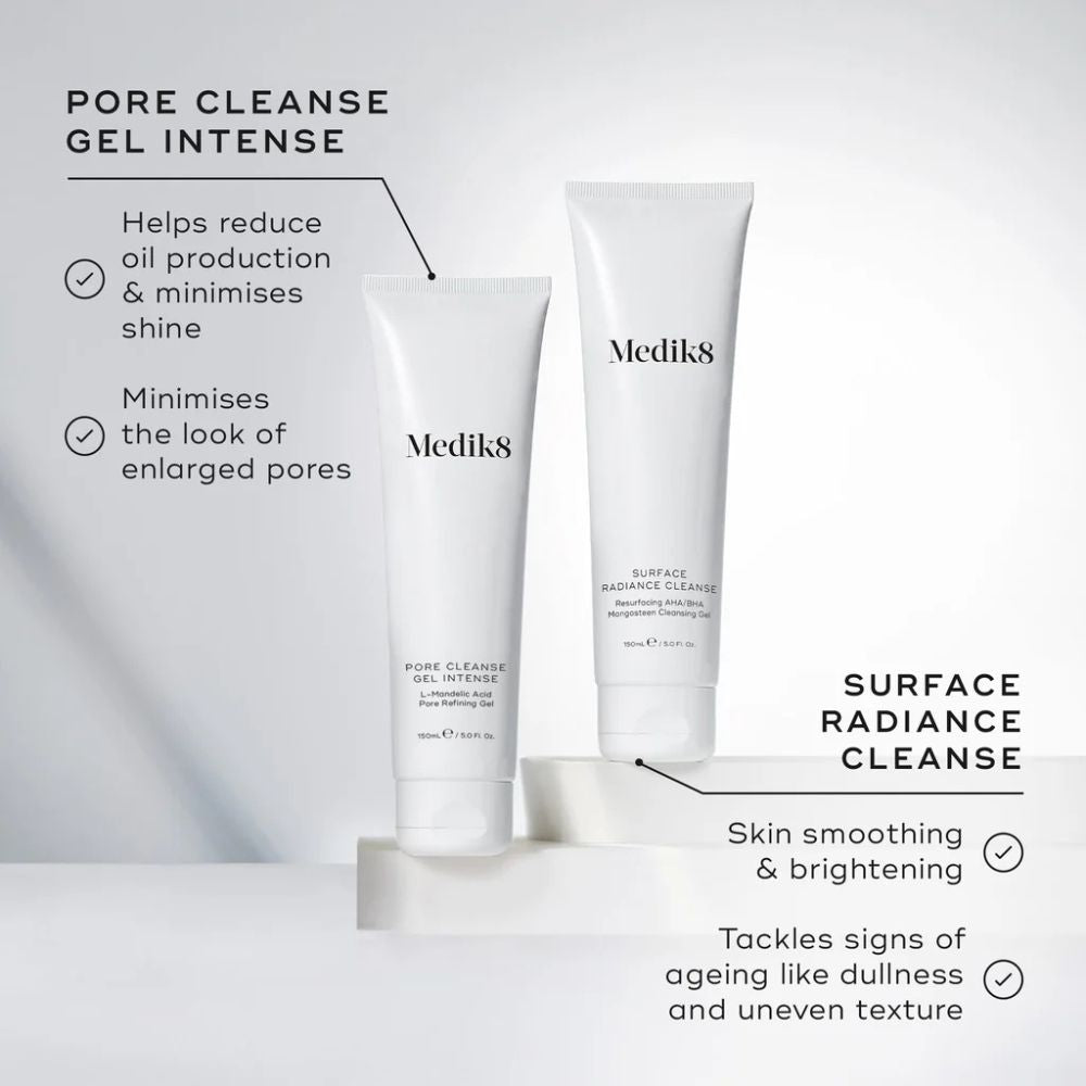 ميديك8 منظف سطح البشرة لإشراقة البشرة 40 مل (حجم مناسب للسفر)