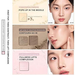Judydoll - 2 IN 1 Highlighter Contour Palette - 2 Colors