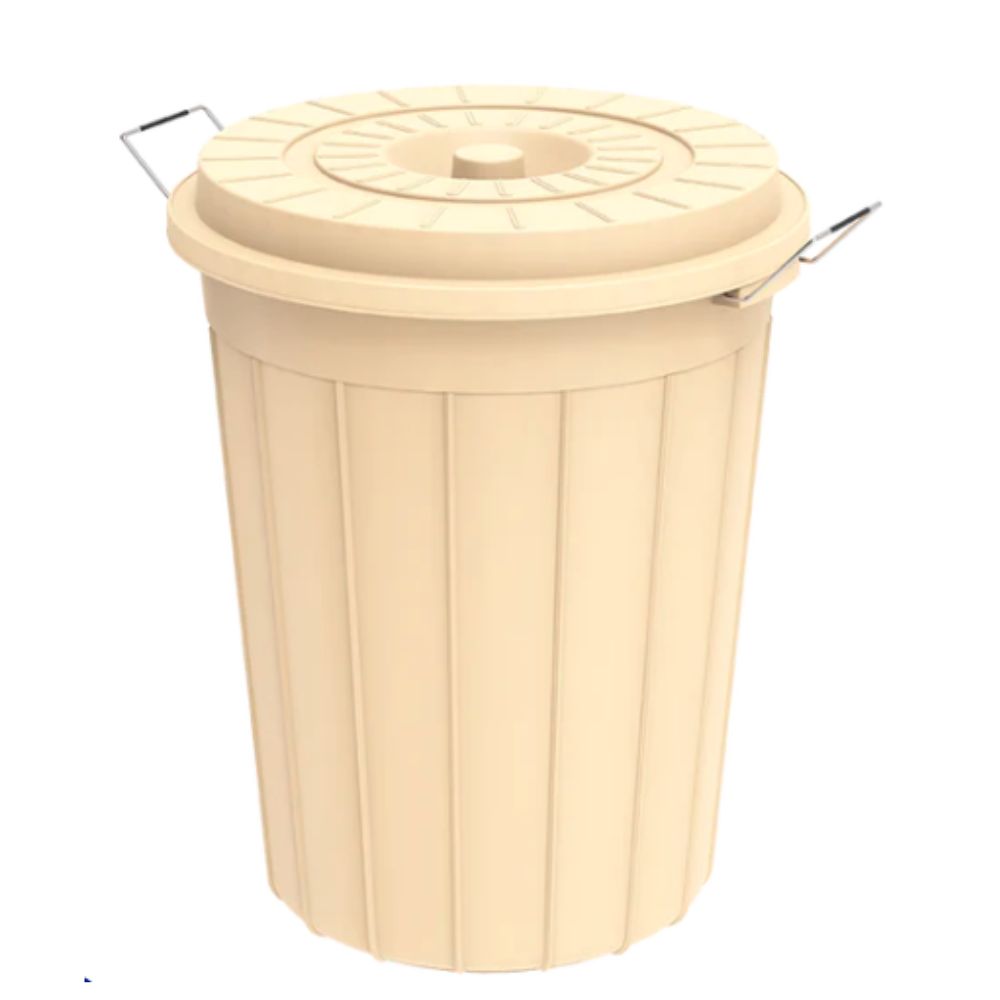 Cosmoplast Round Plastic Drum with Lid 80L