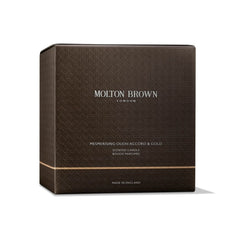 Molton Brown Mesmerising Oudh Accord and Gold Luxury Scented Triple Wick Candle 600g