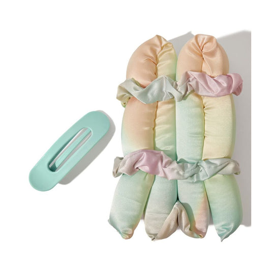 Kitsch Hair Hero XL Satin Heatless Styling & Flat Lay Claw 4-Piece Set - Aura
