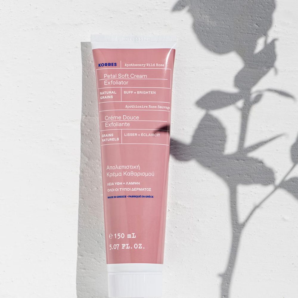 KORRES Apothecary Wild Rose Petal Soft Cream Exfoliator 150ml