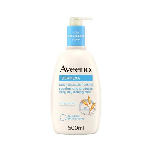 Aveeno Dermexa Cream Duo for Very Dry Itchy Skin 1L Mega Bundle