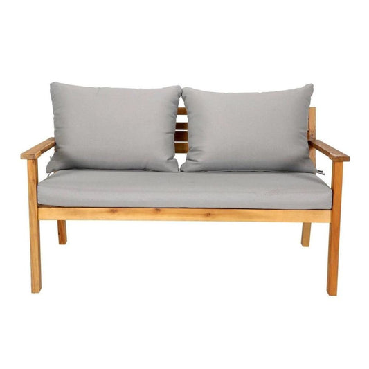 Denia 4-Seater Acacia Wood Sofa Set W/ Cushions GoodHome (4 Pc.)