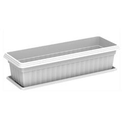 Cosmoplast Small Exotica Planter with Tray 19"
