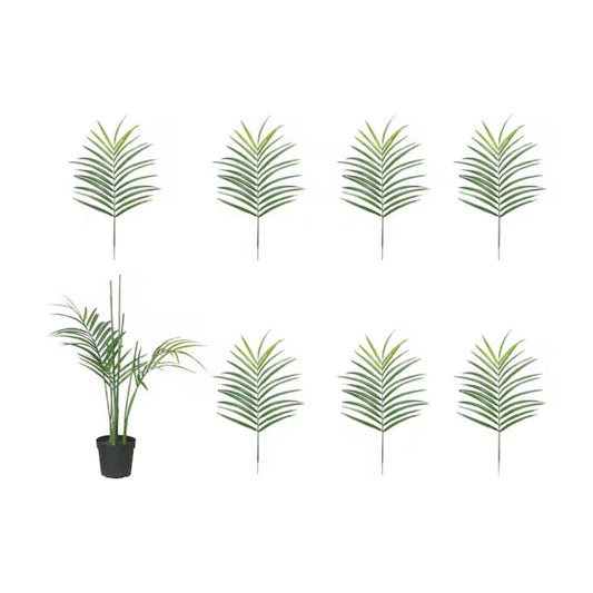 FEJKA Artificial potted plant, in/outdoor Kentia palm, 23 cm