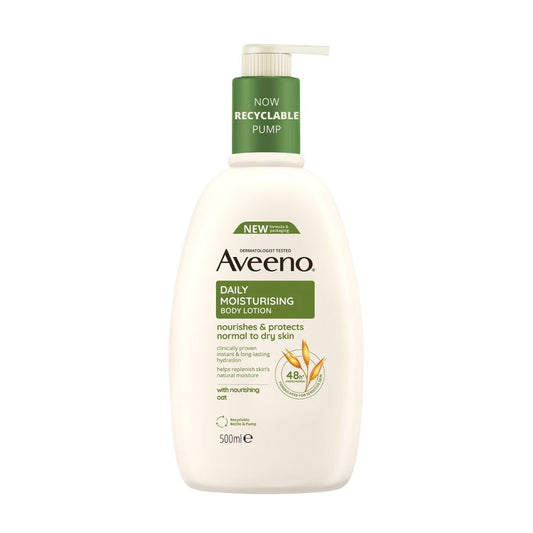 Aveeno Daily Moisturising Lotion Duo for Instant Hydration 1L Mega Bundle