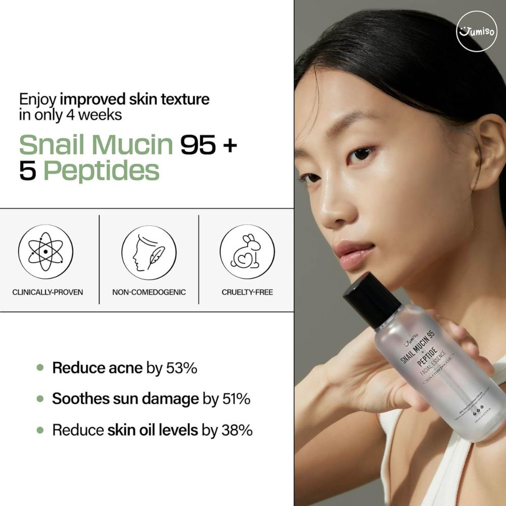 JUMISO - Snail Mucin 95 + Peptide Facial Essence