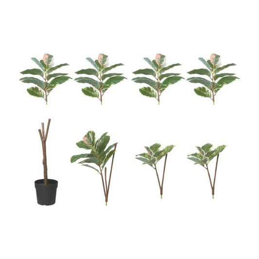 FEJKA Artificial potted plant, in/outdoor Rubber plant, 23 cm