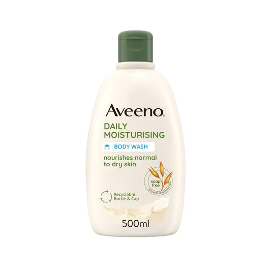 Aveeno Daily Moisturising Wash and Lotion Duo to Protect Dry Skin 1L Mega Bundle