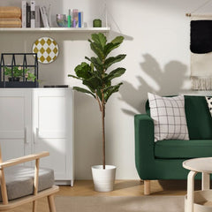 نبات صناعي من فيجكا، نبات التين الورقي، مناسب للاستخدام الداخلي والخارجي، 19 سم