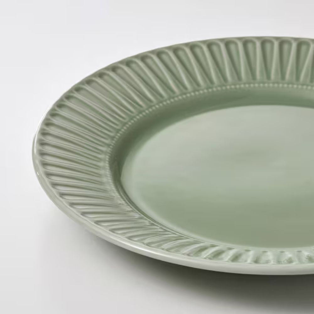 IKEA STRIMMIG Plate, stoneware blue, 27 cm