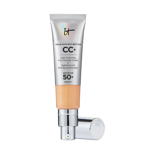 كريم IT Cosmetics Your Skin But Better CC+ مع عامل حماية من الشمس SPF50، 32 مل (درجات ألوان متنوعة)
