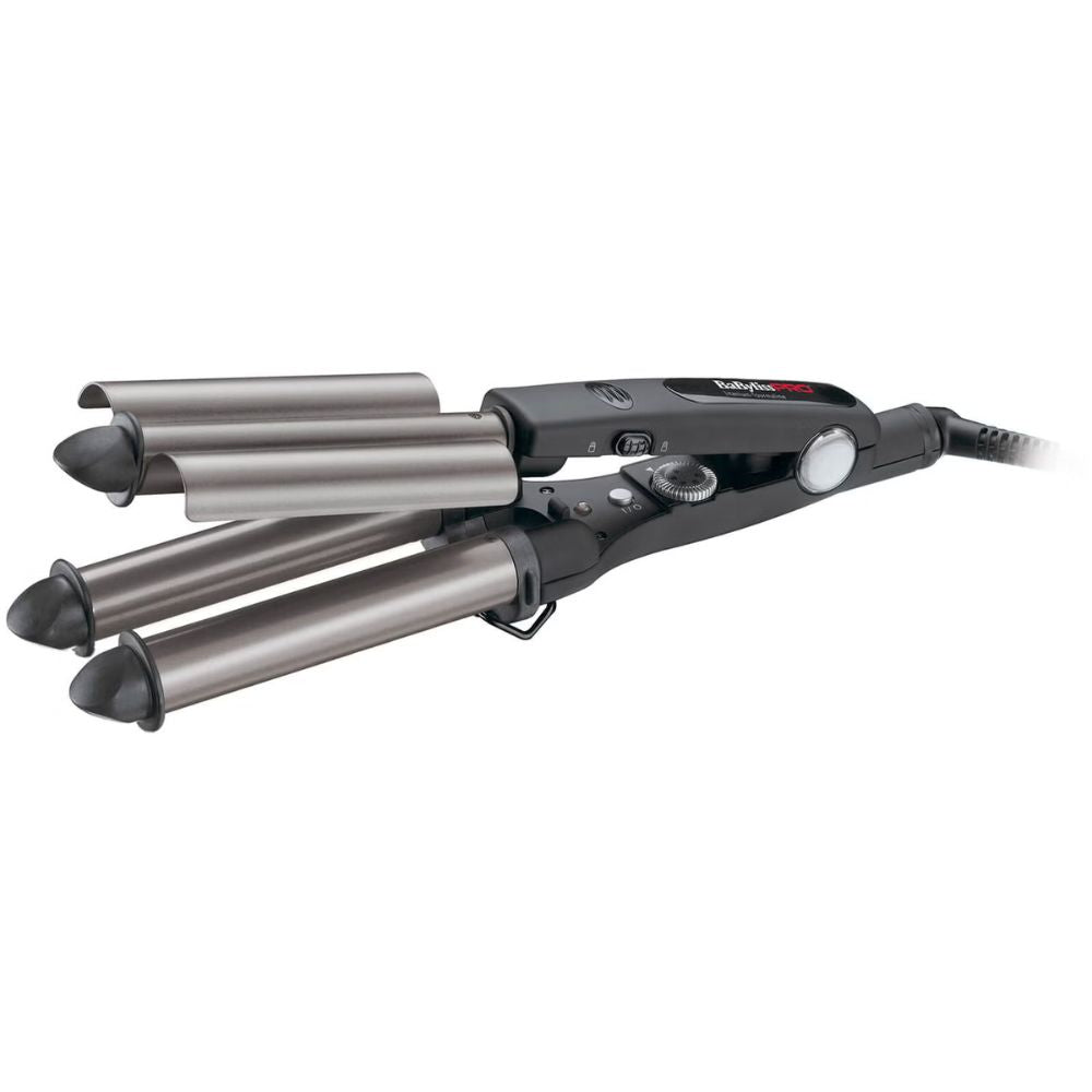 جهاز تمويج الشعر Babyliss Pro ثلاثي الأسطوانات كبير الحجم