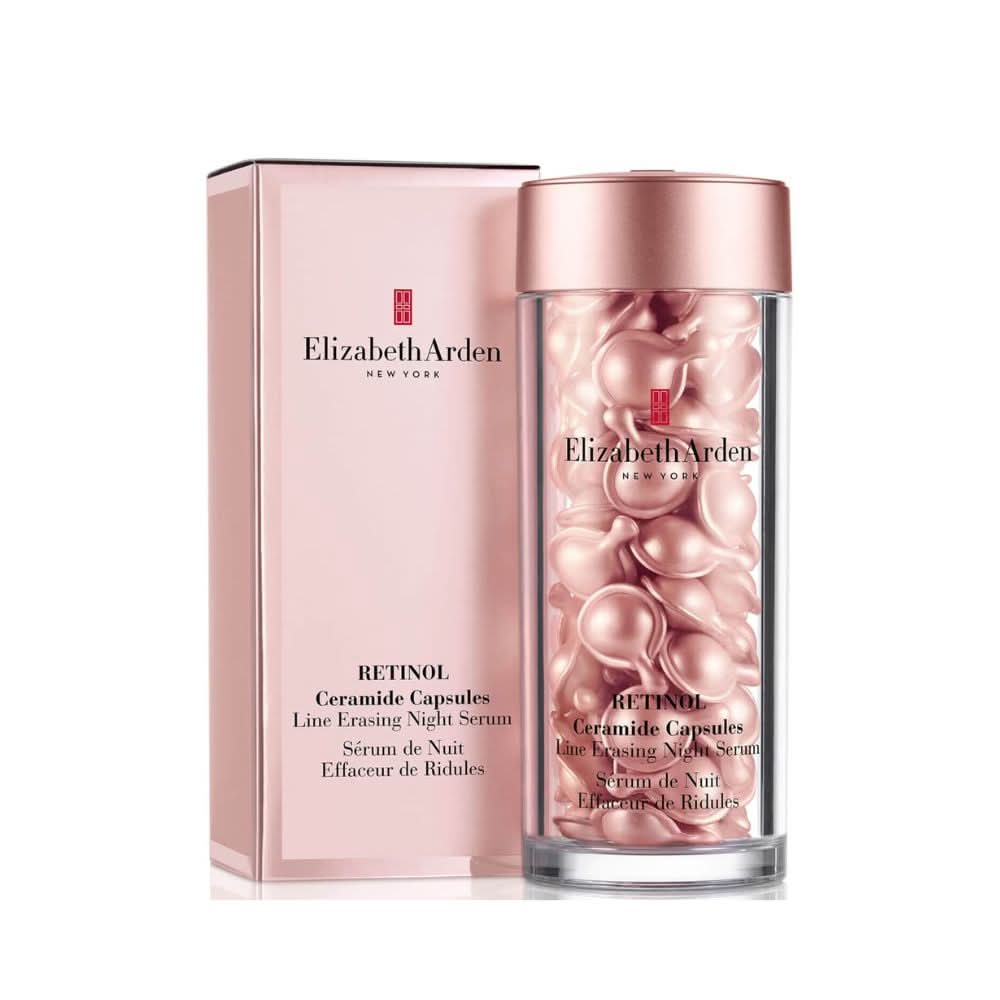 Elizabeth Arden Retinol Ceramide Capsules Line Erasing Night Serum - 60 Pieces (Sleeved Version)