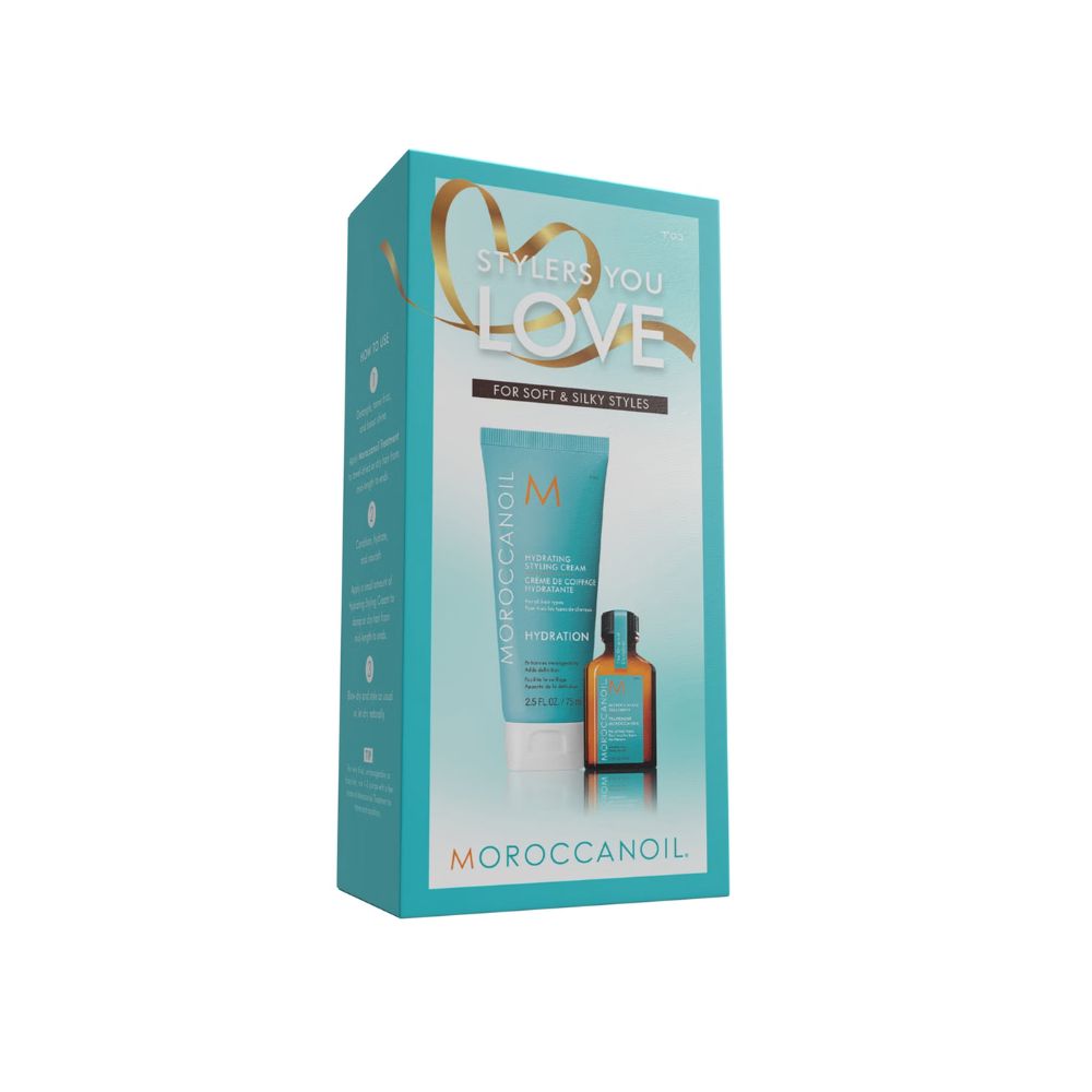 مجموعة موركان أويل ستايلرز التي تحبينها - كريم تصفيف مرطب 75 مل مع علاج موركان أويل مجاني 15 مل