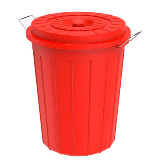 Cosmoplast Round Plastic Drum with Lid 80L