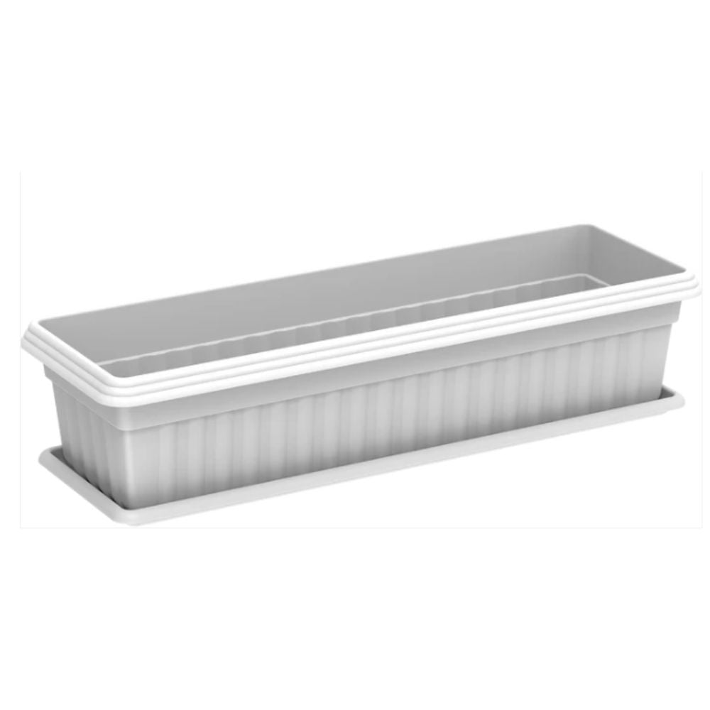 Cosmoplast Small Exotica Planter with Tray 19"