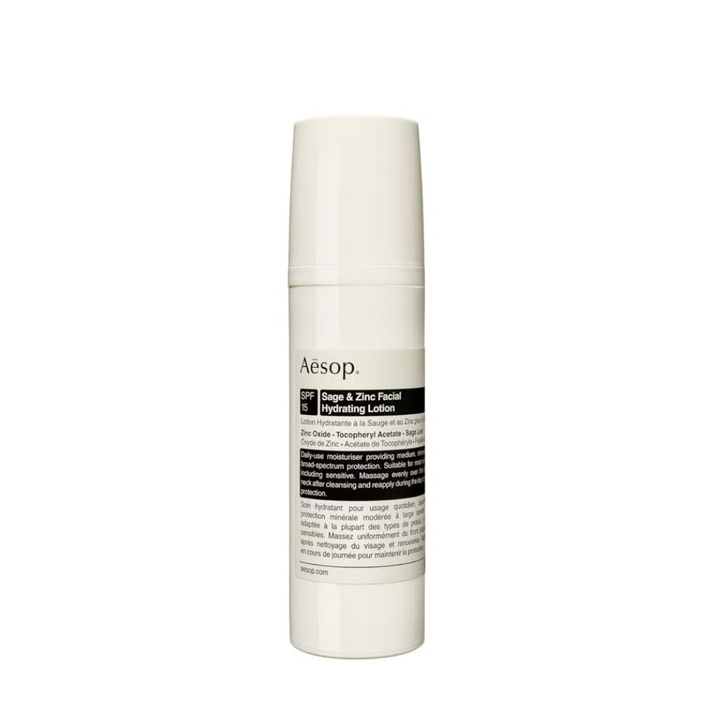 Aesop Sage and Zinc Facial Hydrating Lotion SPF15 50ml