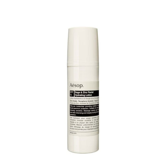 Aesop Sage and Zinc Facial Hydrating Lotion SPF15 50ml