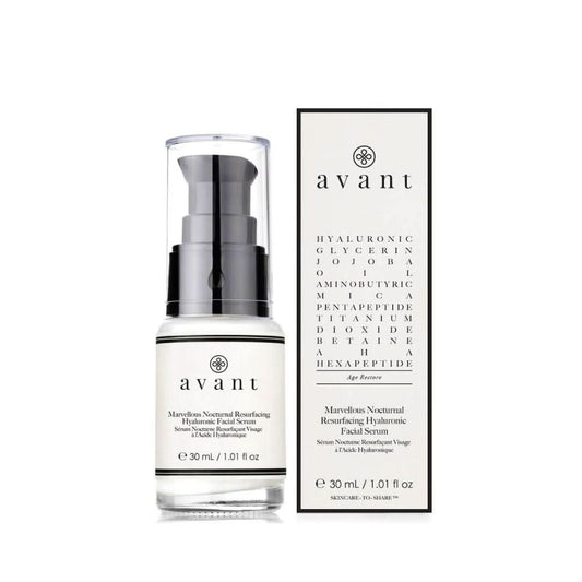 Avant Skincare Marvellous Nocturnal Resurfacing Hyaluronic Facial Serum 30ml