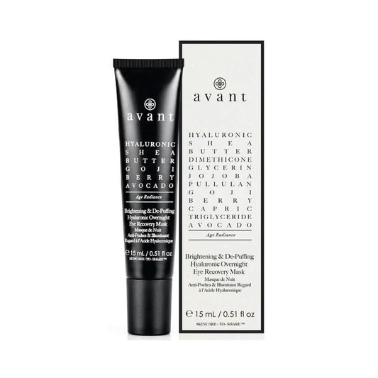 Avant Skincare Brightening and De-Puffing Hyaluronic Overnight Eye Recovery Mask 15ml