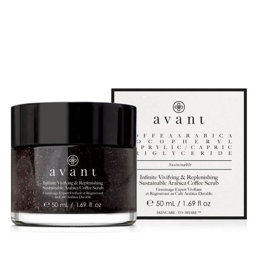 Avant Skincare Infinite Vivifying and Replenishing Sustainable Arabica Coffee Scrub 50ml