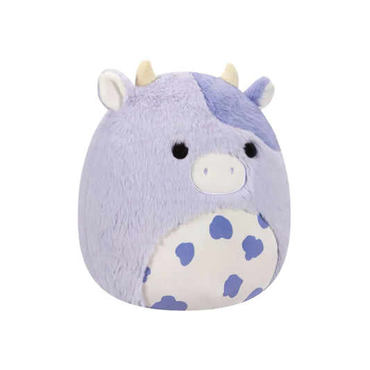 SQUISH Mallows Fuzzamallows Bubba Cow With Spotted Belly Walmart Plush Toy Purple 12 Inch