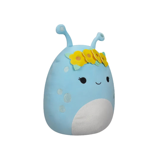 SQUISH Mallows Neelu Alien With Flower Crown Plush Toy Pastel Blue 16 Inch